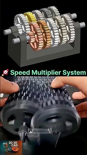 Insane Multi-Gear Transmission! How Fast Can This Gearbox Go? ⚙️🚀