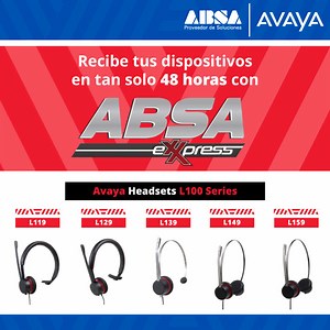 Grupo ABSA ofrece la mejor selección de productos y soluciones de Avaya LatAm, y con #ABSAExpress podrás recibir tus dispositivos en 48 horas. Cotiza y preordena aquí: bit.ly/2QWVBCy | Reseller Mx