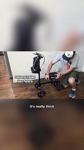 Whlicks Steerable Knee Scooter Review | Smooth, Safe & Foldable