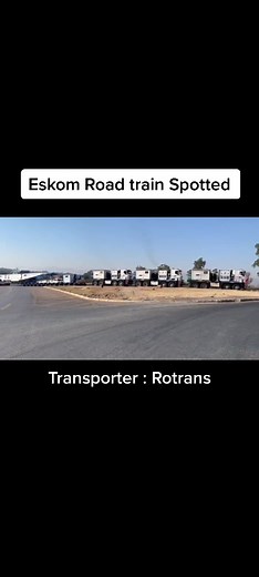 Spotting an Eskom Road Train by Rotrans in Africa