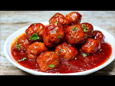 Let’s Make Grape Jelly BBQ Meatballs| Meatballs Recipe| Appetizer Recipe