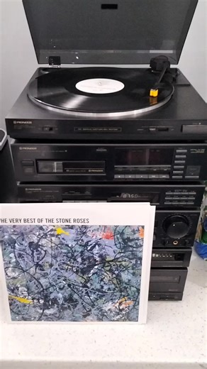 A blast from the past! Turn tables need to start seeing more of these! Vinyl sounds authentic and pure! #rock #vinyl #fyp #stoneroses #viral
