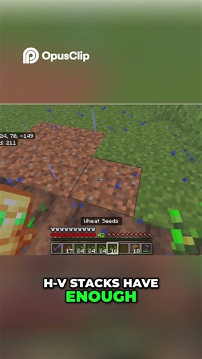 not enough seeds? 😬📉| #minecraft #survival #gaming #pcgaming #shorts #minecraftshorts #short