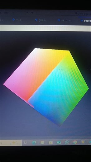 3d cube #python#coding #programming #cube