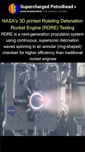 NASA 3D printed Rocket Engine (RDRE)