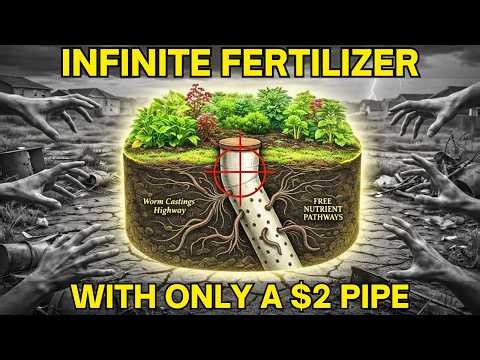 The "Infinite Fertilizer" System (Only A $2 Pipe Needed)