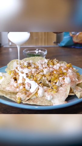 Delicious Mexican Street Corn Nachos!