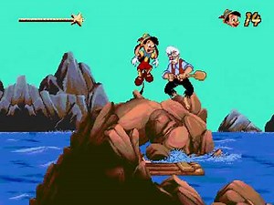 Disney's Pinocchio (Mega Drive) Walkthrough - Part 8 - Level 8