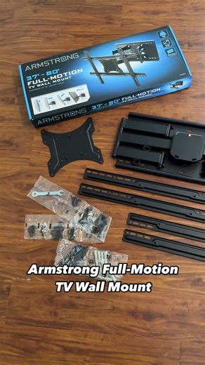 This full-motion TV wall mount adjusts up, down and sideways to give you a perfect viewing angle from anywhere in the room! Get yours today at your local #HarborFreight. | Harbor Freight