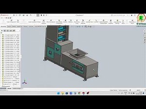 Solidworks tutorial | Design and Assembly of Z Type Bucket Elevator