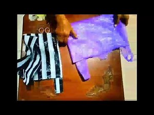 BDR TK ABA 3 Gunungan (Membuat celemek untuk masak dari plastik bekas)