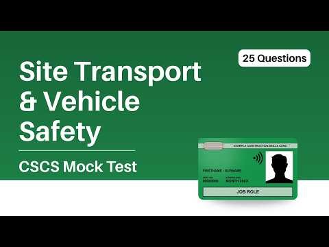 CSCS Mock Test 2026 | Module 10: Vehicle Safety | 25 Questions