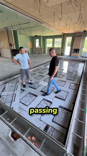 Floor Disappears to Show ENTIRE POOL 😱 #engineering #shorts
