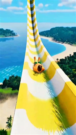 500 Crore Slide Challenge Ended in a Crazy Twist 😳💰🌊⚡🎢 #shorts #viral