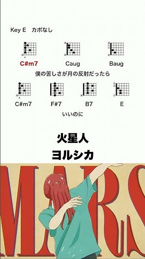 火星人 - ヨルシカ #コード