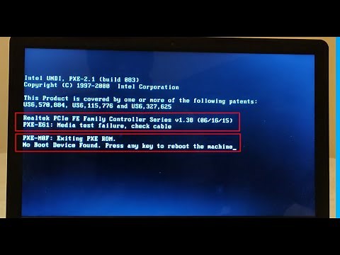 How to FIX PXE E61 Media Test Failure | PXE MOF Existing - No boot Device Errors | Dell Inspiron5566