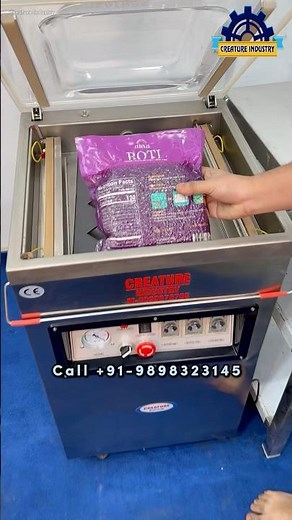 Single Chamber Vacuum packing and sealing machine | For Pouch packing and sealing #vacuumpacking #yt