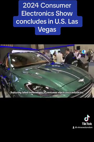 The 2024 Consumer Electronics Show, the world's premier tech show, concluded in Las Vegas on Friday, featuring latest innovations in consumer technology. #CES | Xinhua UK