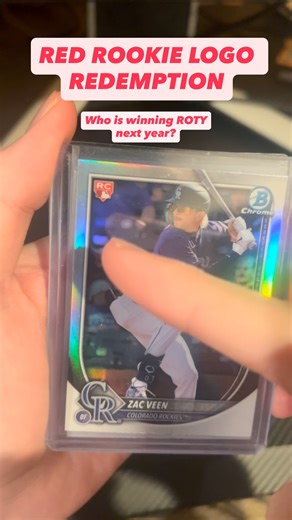 Squills Cards on Instagram: "RED BOWMAN ROOKIE LOGO REDEMPTION! Who is winning ROTY next year for the American and National league?! #sportscards #bowman #baseball #roty #mlb"