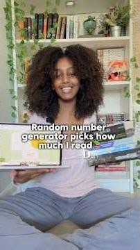 Random number generator challenge!📖 #readingvlog #booktok #reading #books #readingchallenge #tbr