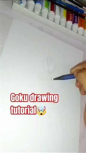 Goku drawing tutorial ll #anime #artist