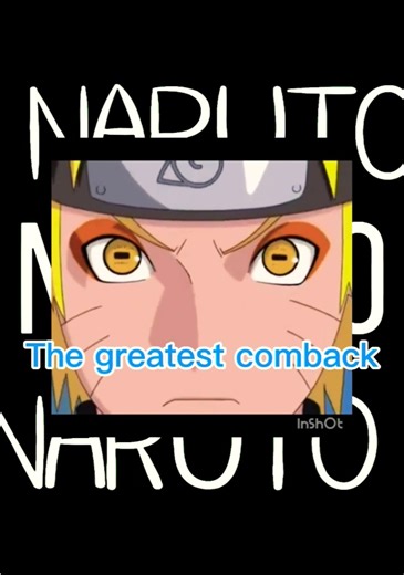 The greatest comback in Naruto||#montagem #naruto #nothingimposibleinthisworld #anime #lifeisbutadre