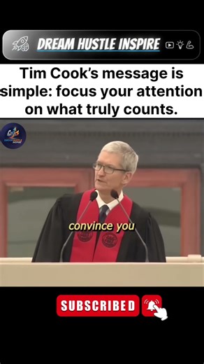 Tim Cook’s Powerful Advice: Focus Only on What Truly Matters #timcook #motivation