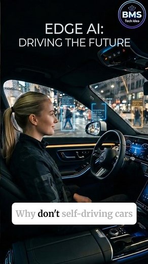 Edge AI Use Cases Part 1 Autonomous Vehicles 🚘🤖 #shorts