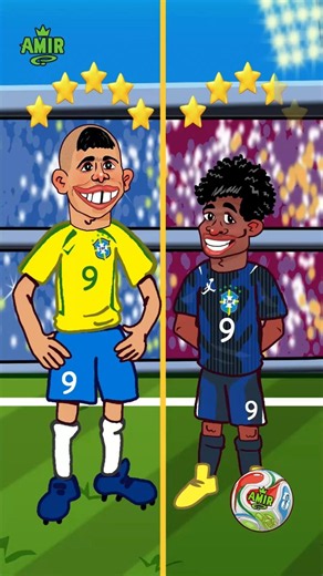⭐🇧🇷Brazil 2002 vs Brazil 2026🔥Player Ratings⭐#brazil #neymar #worldcup #vinicius #ronaldinho