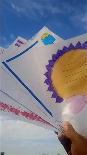 DIY easy border line#diy#craft#pretty#handmade