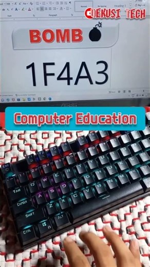 How to make a Bomb in Microsoft Word use a code simplest