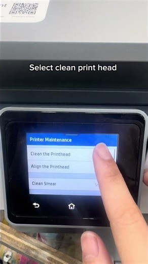 How to do Printhead cleaning for HP officejet printers? #printer #maintenance