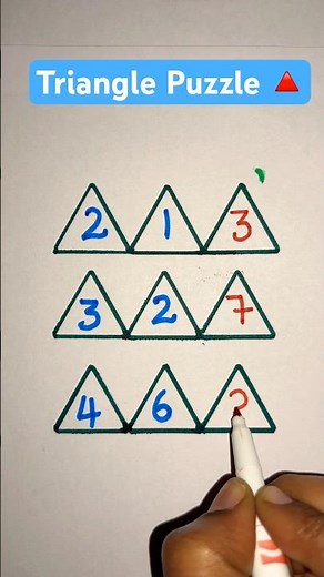 Triangle Puzzle | Brain Test
