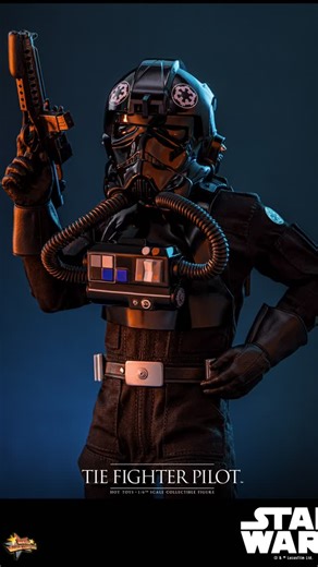 AVGS on Instagram: "【Star Wars Episode IV : A New Hope™ - 1/6th scale TIE Fighter Pilot™ Collectible Figure】 Imperial pilots relied on lightning-quick reflexes and fearlessness to survive tours of duty against the Empire’s enemies, as TIE Fighters were lightly armored and lacked shields. Only the very best pilots earned their wings as fighter aces. Paying homage to the heart pounding action scene where Luke Skywalker and Han Solo join hands to defend against TIE Fighters, Hot Toys is thrilled to