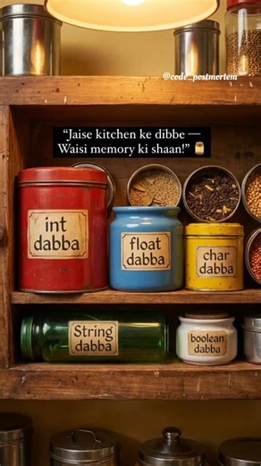 Coding ka Kitchen — Har Data ka Apna Dabba! 🫙 Data Types in Java #DataTypes #JavaProgramming #Java