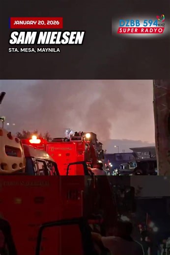 Nasa 70 pamilya ang naapektuhan ng nangyaring sunog sa isang residential area sa Brgy. 607 Zone 61 sa Bacood, Sta. Mesa, Maynila. | via Sam Nielsen, DZBB/GMA Integrated News #GMAIntegratedNews