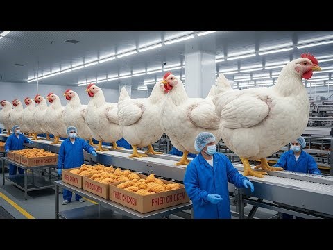 Inside the Fried Chicken Factory | Full Industrial Process