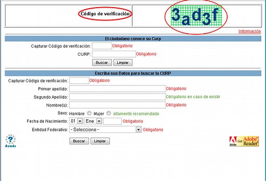 ¿Cual es el código de verificación de la Curp? ✅
