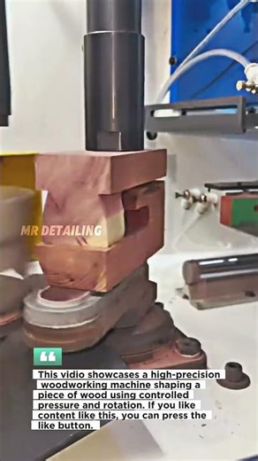 Precision Wood Press Machine! Satisfying Perfect Shaping Process