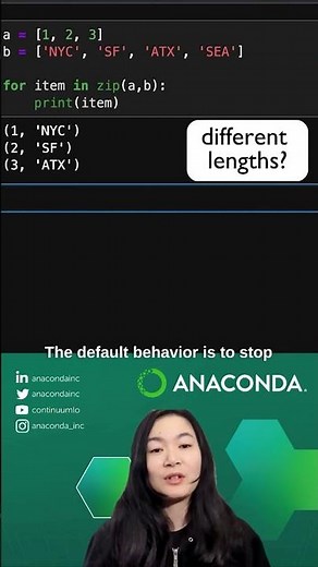 How to use the Zip function in Python