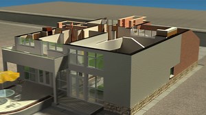 Construction Of Two Level House In Animated Stock Motion Graphics SBV-304571889 - Storyblocks