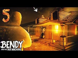 HACKED OUTSIDE JOEY'S HOUSE!! | Bendy and the Ink Machine [Chapter 5] Hacking & Joey Drew Secrets