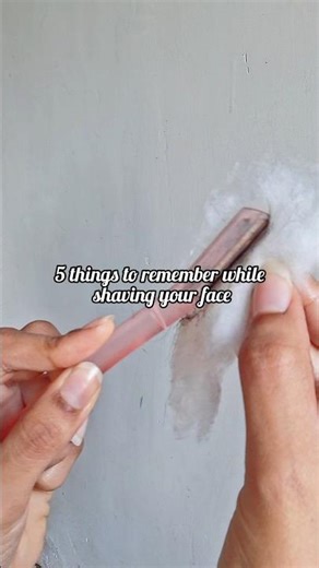 Before you shave your face remember THESE tips🪒✨ #SkincareTips #faceshave #beautytips #beautyroutine