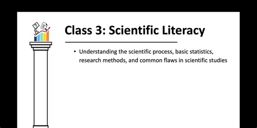 Class 3: How to Identify Scientific Red Flags and Spot Misleading Health Headlines