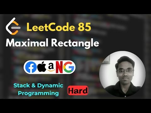 Maximal Rectangle | LeetCode 85 | Stack | Dynamic Programming