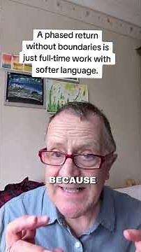 What is a Phased Return to work? #adhdautism #burnout #returntowork #rtw