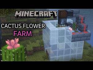 Cactus Flower Farm | Minecraft Java 1.21.7