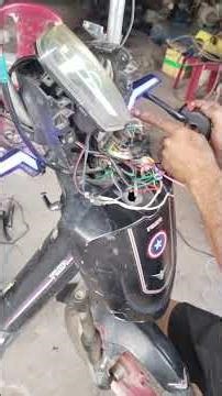 Instructions for wiring Z-shaped turn signals for electric bicycles (A-Pega cable).