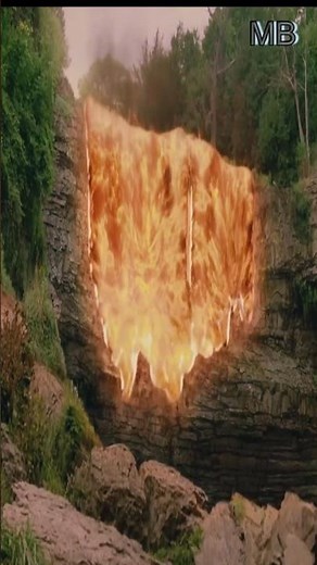 Cinematic Lava Scene Sparks Fear and Awe