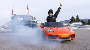 Creating Our Own 60 MPH Sleeper Power Wheels | Grind Hard Plumbing Co